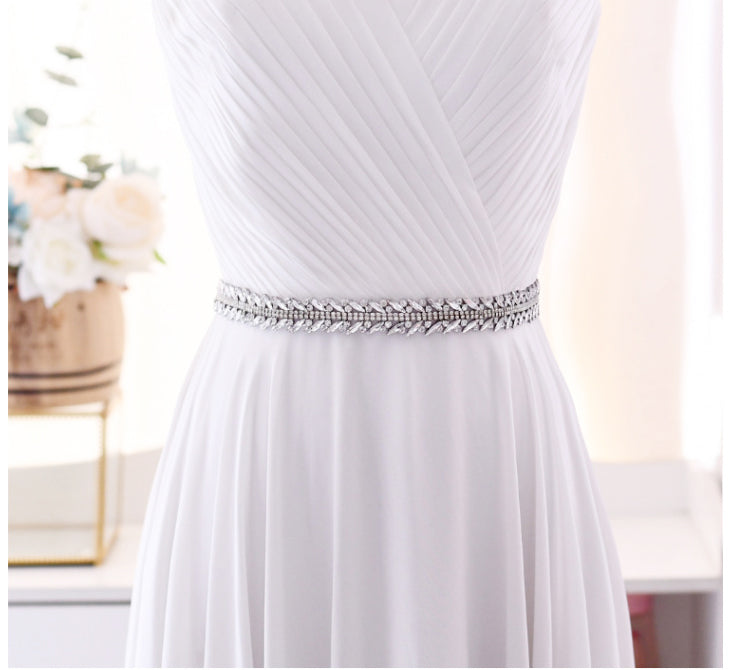 Silve Rhinestone Wedding Belt for Wedding Dresses