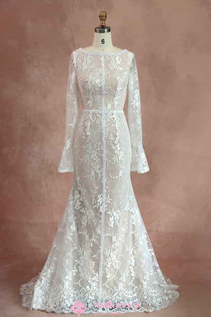 Modest Wedding Dress With Long Sleeves