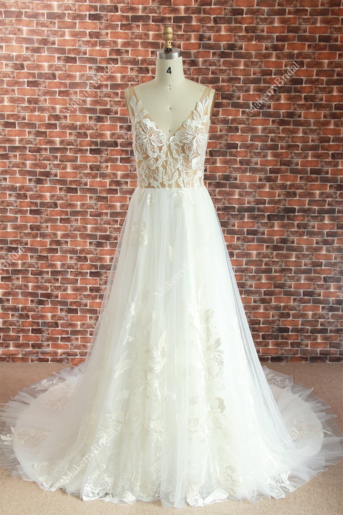 Dreamy floral lace Wedding Dress For wholesale