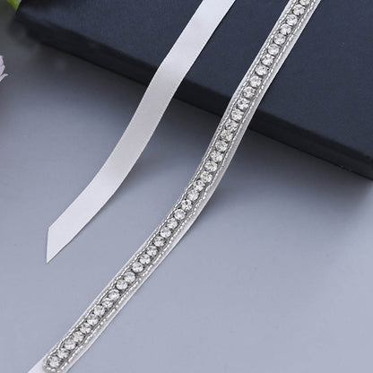 Stylish Handmade Rhinestones Beaded Bridal Sash