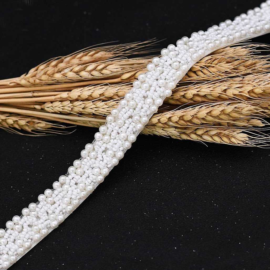 High-end pearls bridal sash