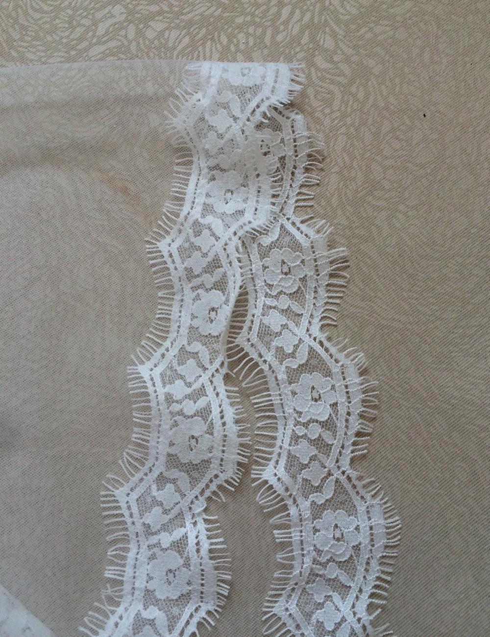 Eyelash Lace Panel Bridal Veil