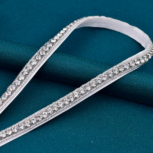 Stylish Handmade Rhinestones Beaded Bridal Sash